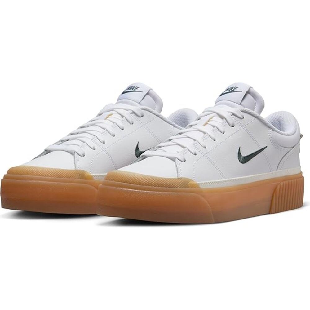 NEW Nike Court Legacy Lift Women’s Shoes White Green Size 9.5 FV5526-100